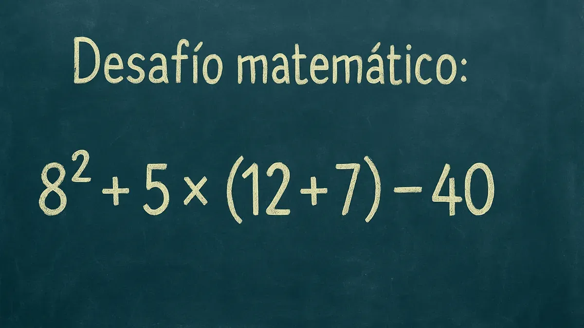 La regla esencial para resolver este desafío matemático es conocido como PEMDAS (por sus siglas en inglés) o jerarquía de operaciones.