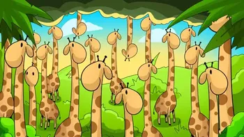 Desafío visual: encontrá la jirafa intrusa en menos de 7 segundos