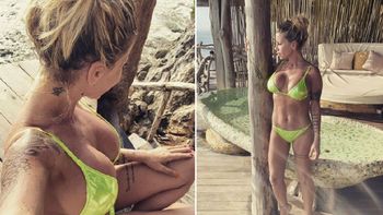 Las vacaciones de Florencia Peña y Ramiro Ponce de León en Tulum: La mejor vista del mundo