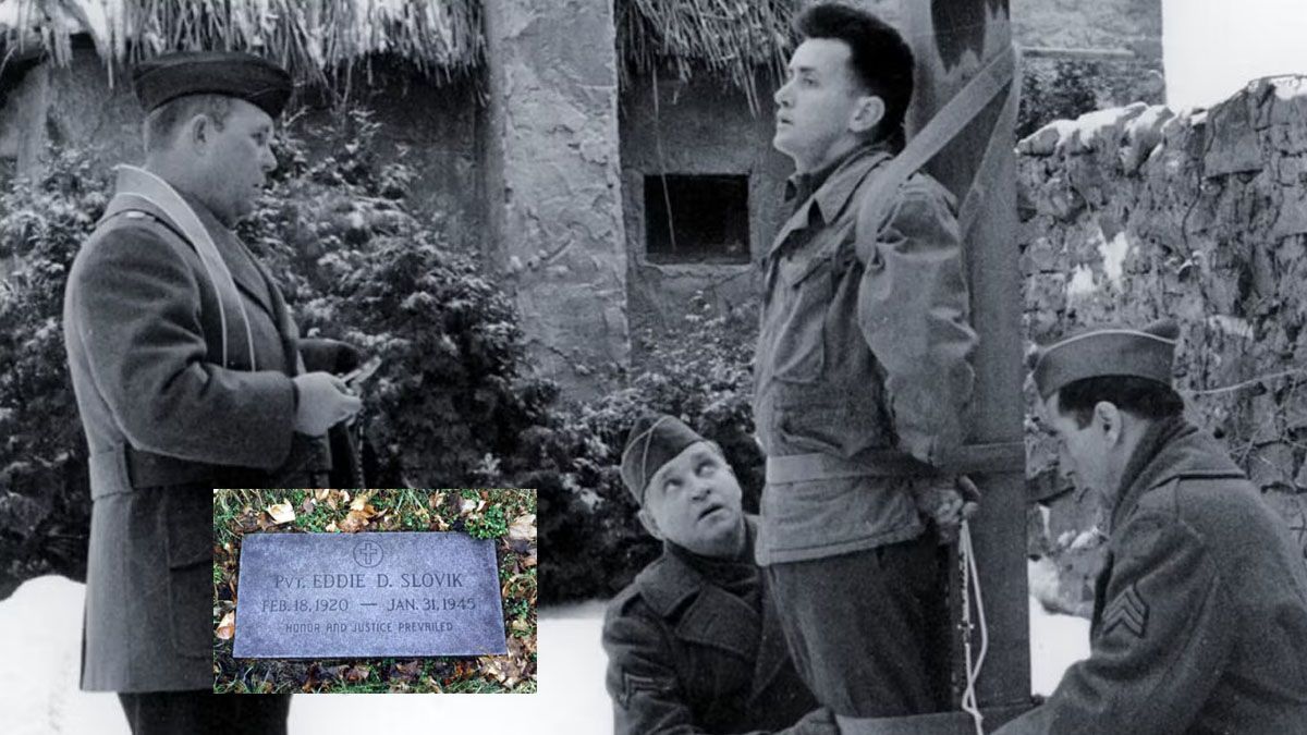 Eddie Slovik, el &uacute;ltimo uniformado fusilado por la justicia militar de los Estados Unidos, en 1945. (Foto: A24.com)
