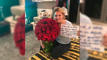 La sorpresa de Diego Maradona a Rocío Oliva por los cinco años de amor