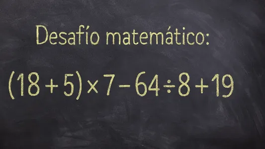Desafío matemático: ¿cuánto tiempo te lleva llegar al resultado correcto?