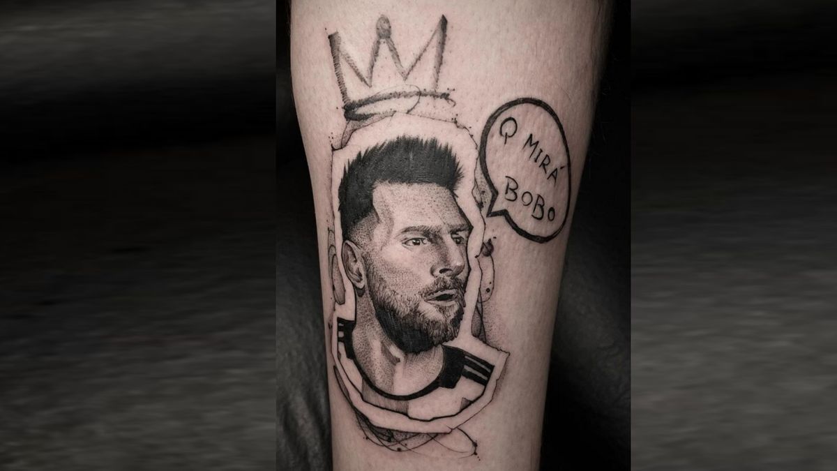 Artista mendocino tatuó el ¿qué mirás, bobo? de Lionel Messi: Nos  preguntamos si iba a viralizarse