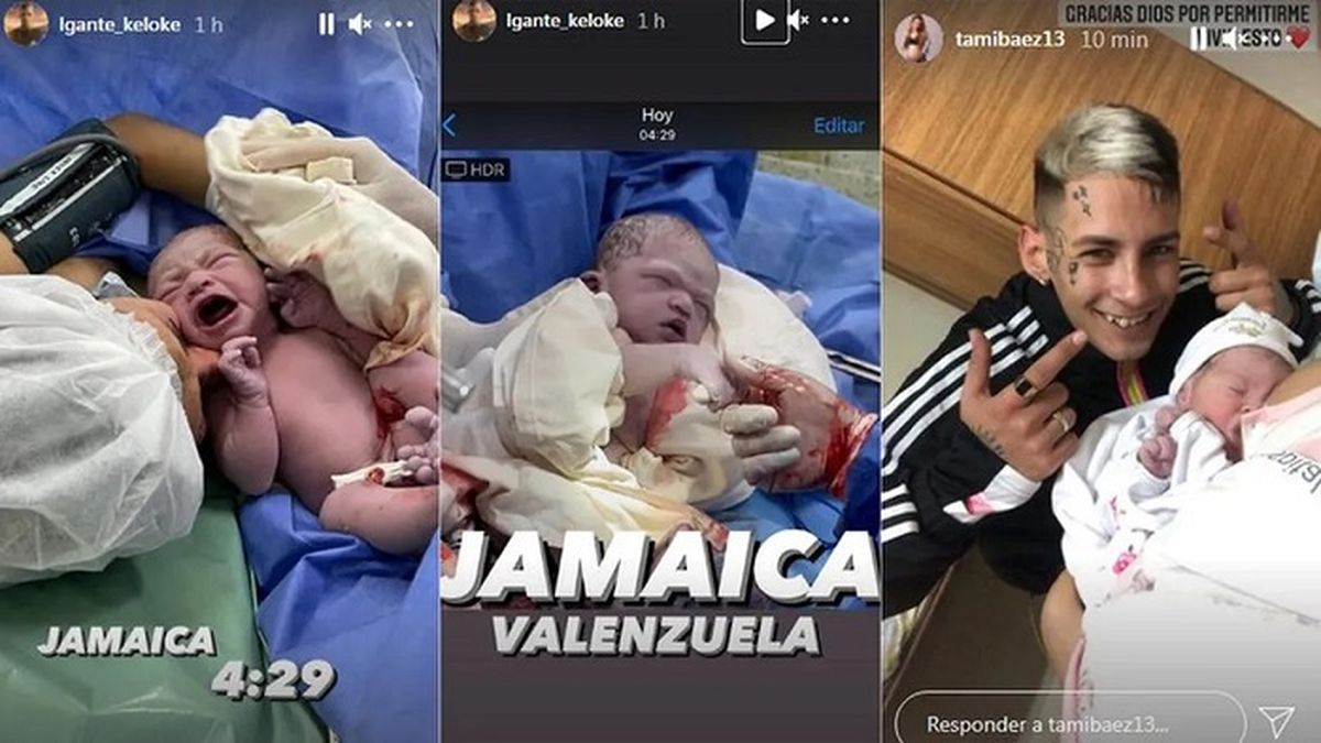 Las primeras im&aacute;genes de Jamaica reci&eacute;n nacida las comparti&oacute; su pap&aacute;, L-Gante, desde sus historias de Instagram el 13 de septiembre de 2021.&nbsp;