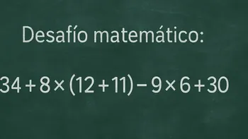 Desafío Matemático: probá resolver esta cuenta paso a paso