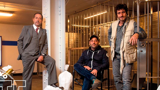 Guillermo Francella y Diego Peretti filman la película sobre el robo al Banco Río