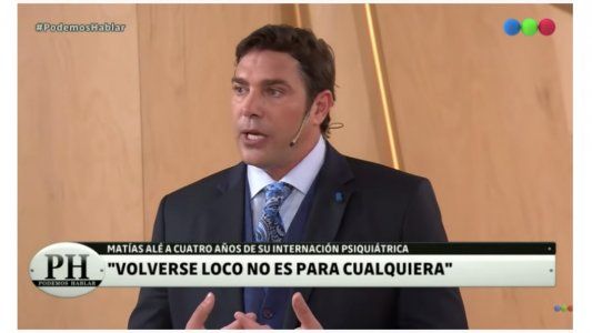 Matías Alé en el brote psicótico: Sentía que Florencia Peña era la Virgen María
