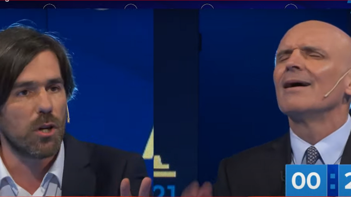 Debate TN diputados provincia: el tenso cruce entre Espert y Del Caño (Foto: captura de TV)