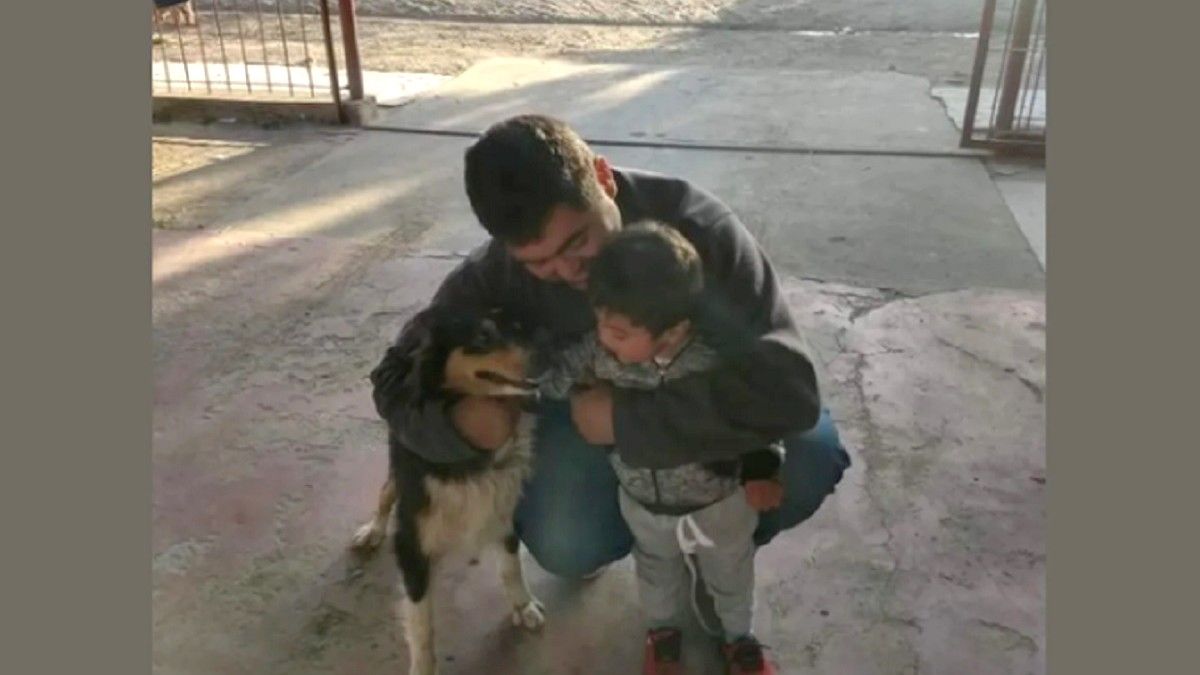 Cristian Jiménez junto a su pequeño hijo. Foto: Facebook Cristian Jiménez.&nbsp;