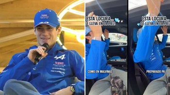 Polémica en Alpine: borraron un video de Colapinto en el que mencionaba las Islas Malvinas