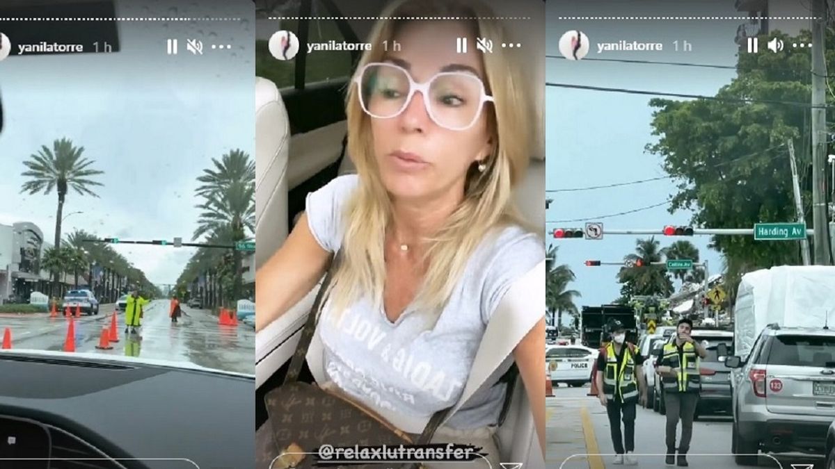 Yanina Latorre se fue hasta el lugar del derrumbe y mostró todo