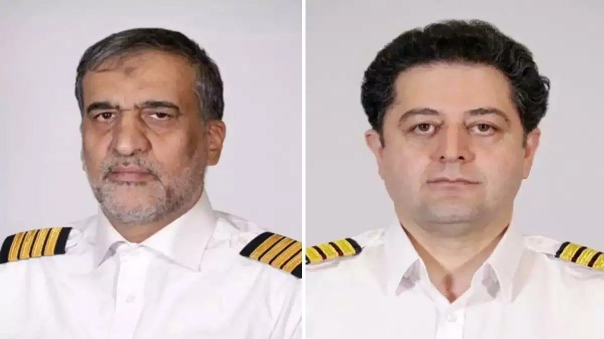 Gholamreza Ghasemi, piloto del Boeing 747 de la empresa Emtrasur, y Mahdi Museli, su copiloto.