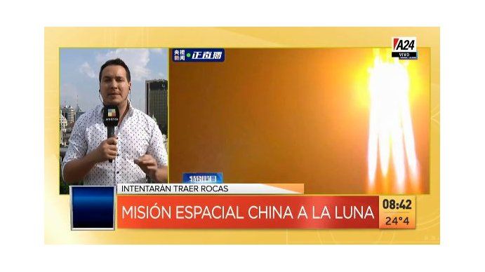 China envió una misión robótica a la Luna para traer rocas