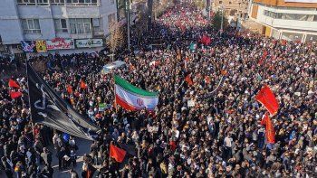 Una estampida causó la muerte de 35 personas durante el funeral de Soleimani en Irán