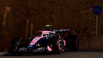 Colapinto mejoró su clasificación en la Práctica 3 del GP de Azerbaiyán y va por la clasificación