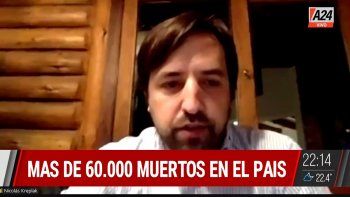 Nicolás Kreplak: El sistema de salud no solamente está saturado en las unidades de Terapia Intensiva, sino que en todas las líneas.