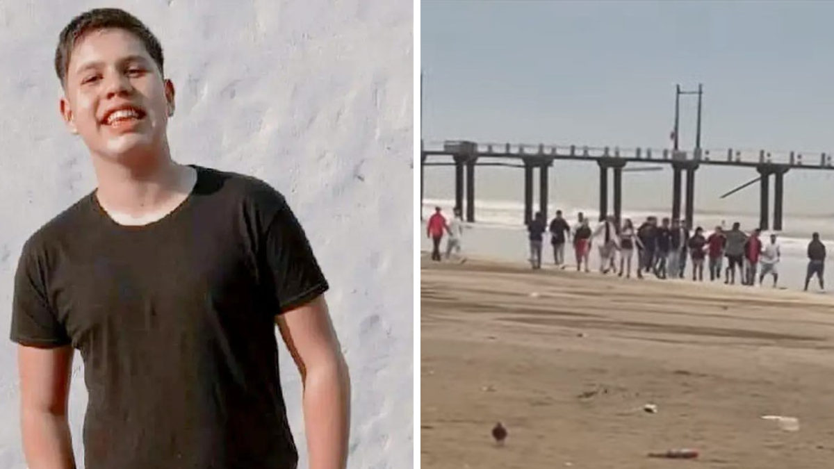 Santa Teresita: así se inició el ataque de la patota que terminó con la vida de Tomás Tello (Foto: captura de video A24).