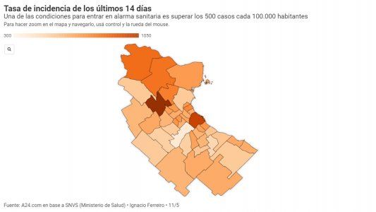 Restricciones: que les falta a la Ciudad y al conurbano para salir de zona de alerta
