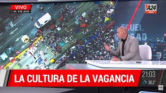 Esteban Trebucq sobre el acampe en la 9 de Julio: Muchos dirigentes recomiendan que no estudien