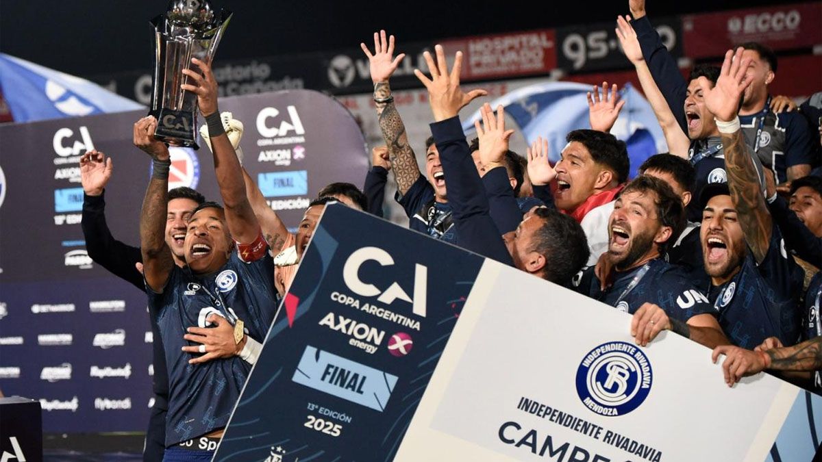 Independiente Rivadavia complicó a varios: el impacto del título de la Lepra en la tabla anual y las copas internacionales