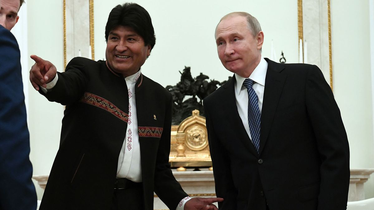 Evo Morales respaldó a Rusia por invadir a Ucrania y apuntó contra EEUU y la OTAN