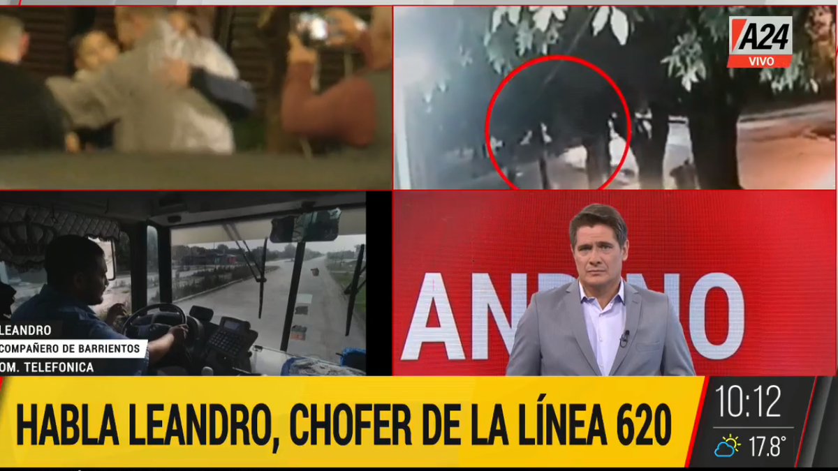 El testimonio de un colectivero de la línea 620