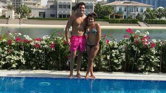 Gianinna Maradona y su novio, románticos en Dubai