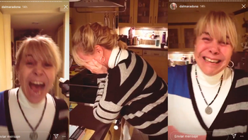 La respuesta de Dalma Maradona al guión de la serie avalado por su padre con un video de Claudia