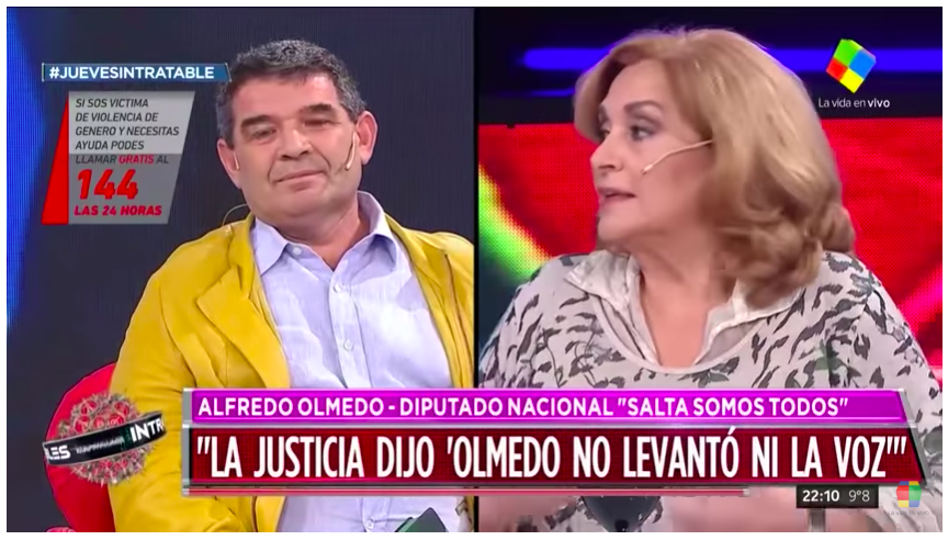 Escándalo: acusaron, en su cara, al diputado Alfredo Olmedo de golpeador