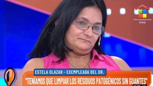 Estela Olazar, ex empleada de Mühlberger: Teníamos que limpiar los residuos patogénicos sin guantes