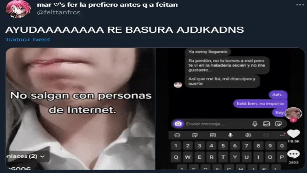 El tweet de la joven se hizo viral.&nbsp;