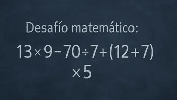 Desafío Matemático: este cálculo con paréntesis para resolver sin apurarte
