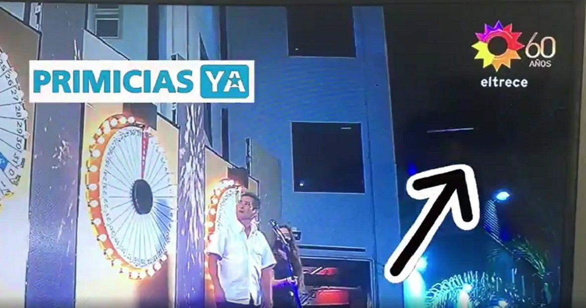 El extraño objeto que pasa por el cielo durante la emisión del programa de Guido Kaczka