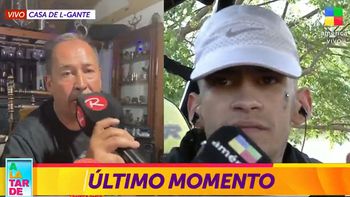 l-gante y su padre se cruzaron muy fuerte en vivo: si quiere aparecer...