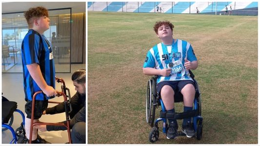 Su abuela volcó y cambió su vida para siempre: la historia de Gonzalo, quien necesita U$S23.000 para volver a caminar