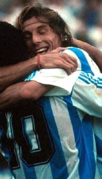 Claudio Caniggia recordó a Diego Maradona con una emotiva foto