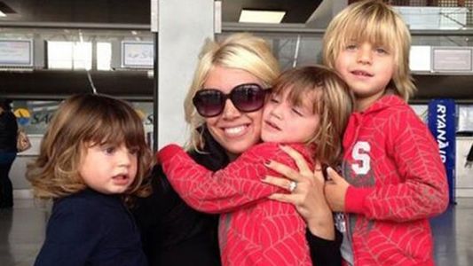 El emotivo reencuentro de Wanda Nara con sus hijos
