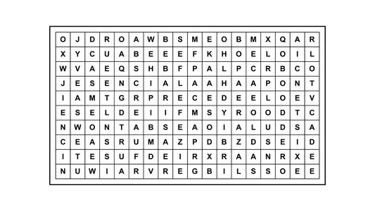 Encontrá la frase escondida: un reto de 6 palabras en una sopa de letras