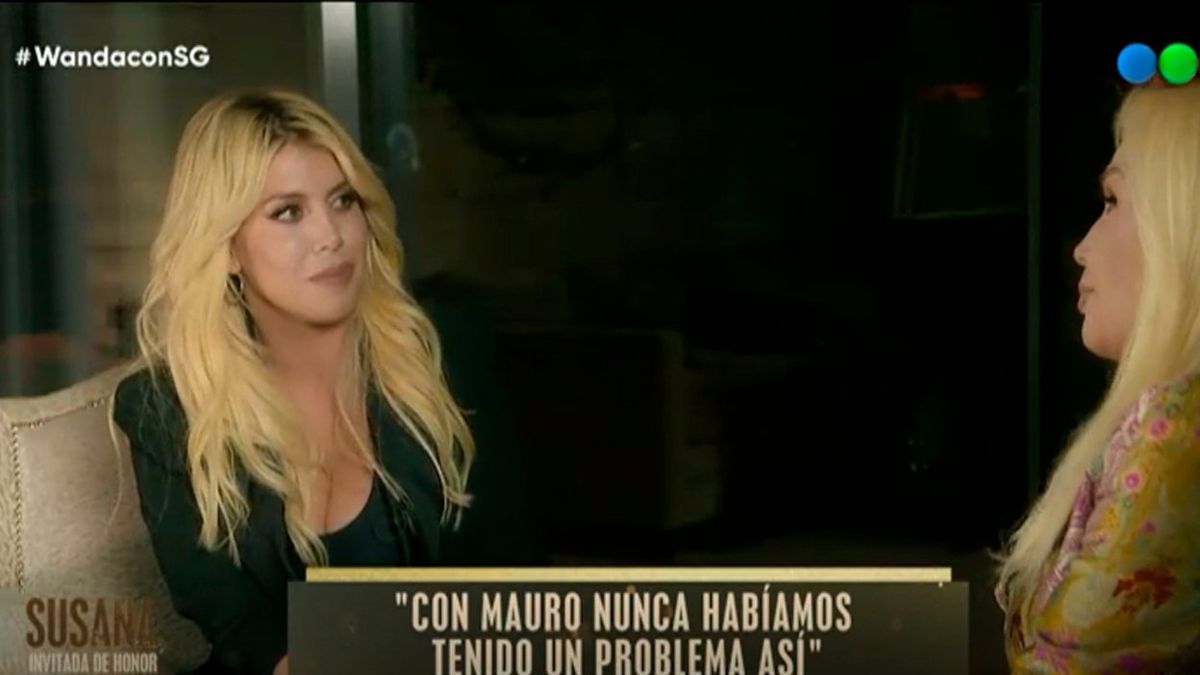 Wanda Nara con Susana Giménez