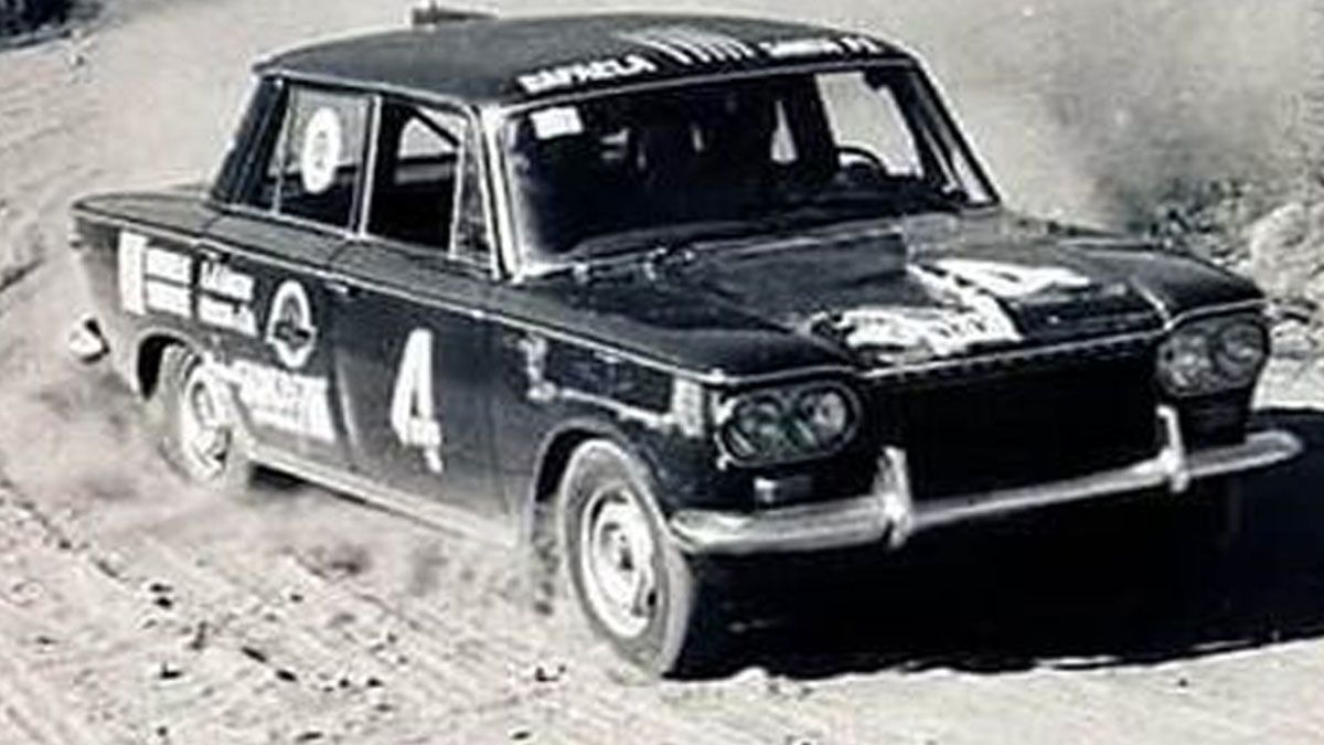 Carlos Reutemann, debut como corredor en 1965, con un Fiat 1500 en Turismo Mejorado (Foto: gentileza Corsa).