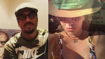 Daniel Osvaldo a Gianinna Maradona: Love you Dinorah