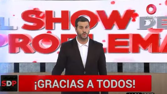 Nicolás Magaldi se despidió al aire de sus panelistas de El show del problema