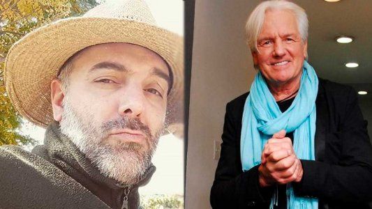 Así despedía Federico a su papá, Sergio Denis