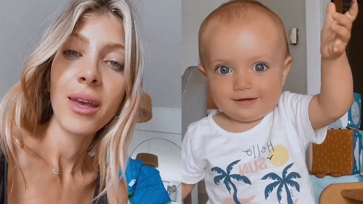 La particular técnica de Cande Ruggeri para que su beba duerma toda la noche de corrido