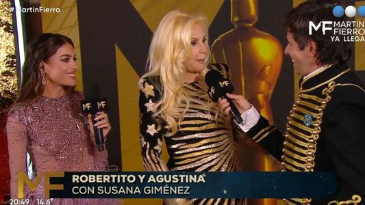¿Qué es este piquete?, el comentario incómodo que lanzó Susana Giménez en los Martín Fierro 2023