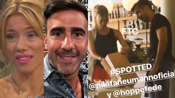 Nicole y Hoppe, muy cerquita en una... ¿reunión de trabajo?