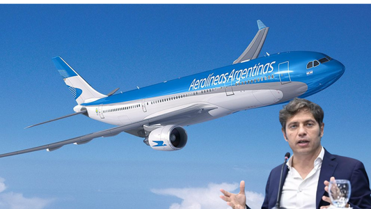 Los gremios aeronáuticos apoyan el proyecto de Kicillof de traspasar Aerolíneas a la Provincia