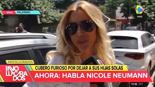 La tajante respuesta de Nicole a Cubero: A mis hijas prácticamente las crié sola