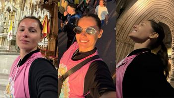 Pampita caminó durante 12 horas hasta Luján y sorprendió con el mensaje que compartió: Al final...