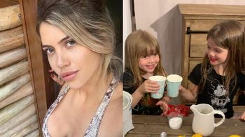 Picante respuesta de Wanda Nara a una seguidora que criticó el cuidado de sus hijas